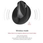 Bluetooth 4.0 & 2.4GHz Dual Mode Ergonomic Rechargeable Silent Click Vertical Mouse