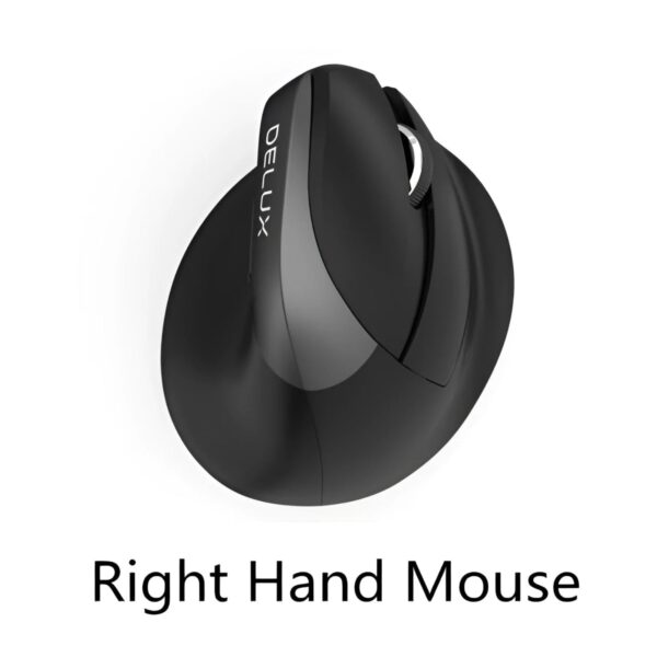 Bluetooth 4.0 & 2.4GHz Dual Mode Ergonomic Rechargeable Silent Click Vertical Mouse