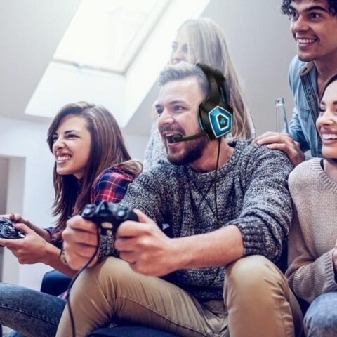 Surround Gaming LED Headset with Mic