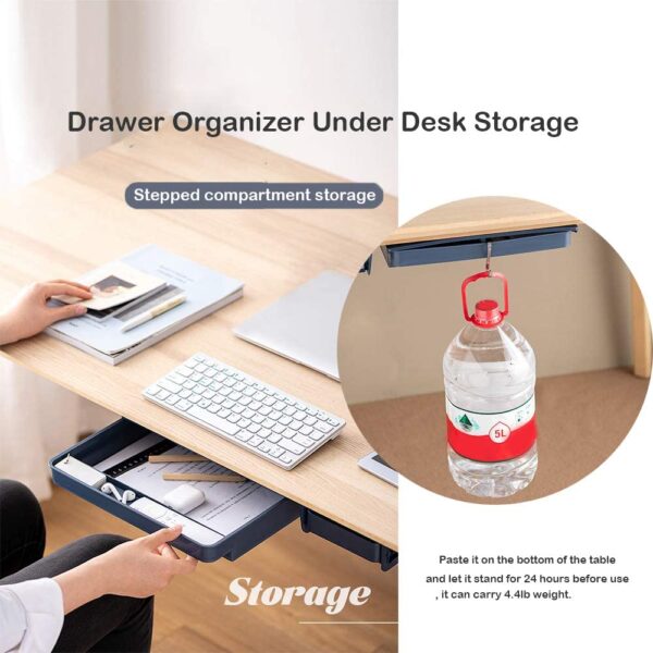 Under Desk Drawer Storage Box For Office
